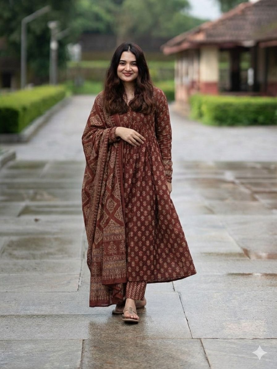 Azrak print cotton suit view 2