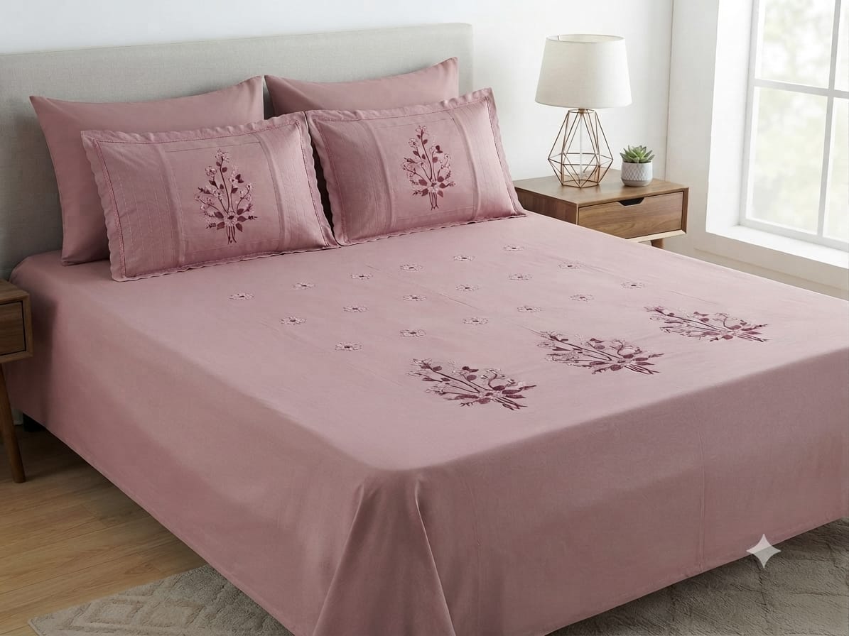 EMBROIDERY BEDSHEET 3 PCS SET view 3